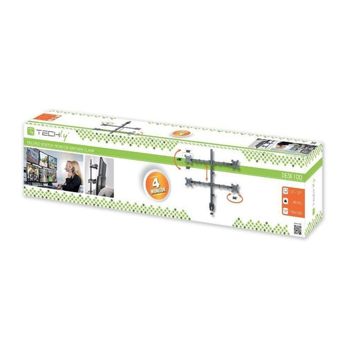 EAN 8054529027521 - Techly ICA-LCD 382-Q soporte para monitor 68,6 cm (27") Escritorio Negro imagen 2