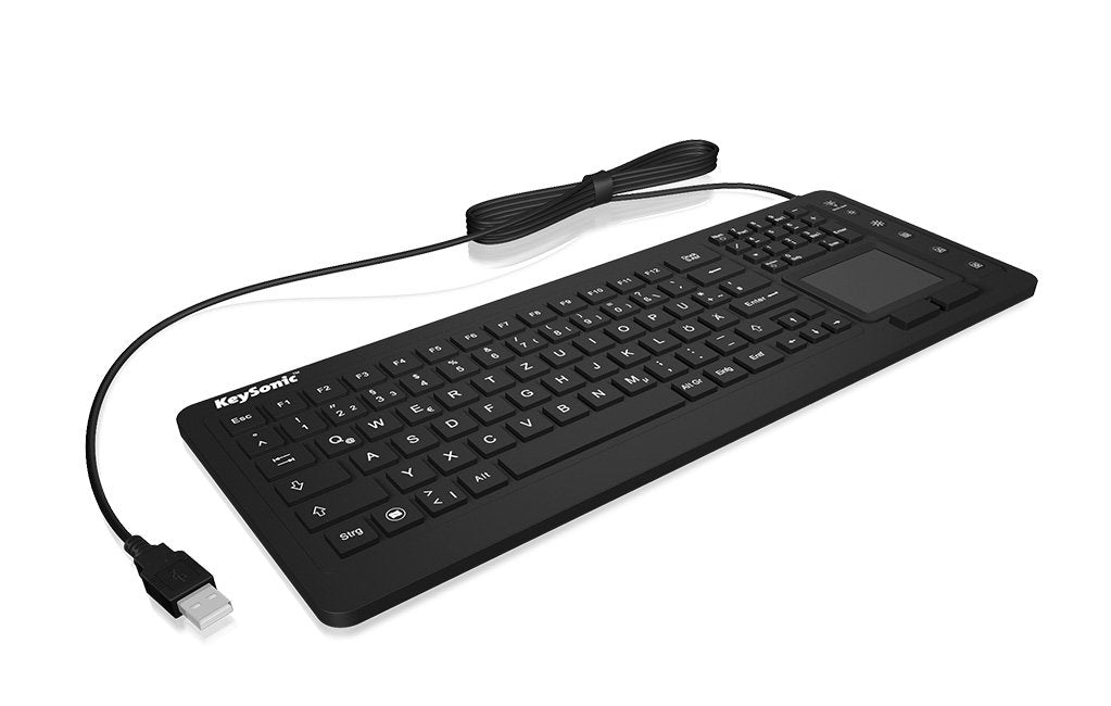 EAN 4250078189978 - KeySonic KSK-6231INEL teclado Industrial USB QWERTZ Suizo Negro imagen 2