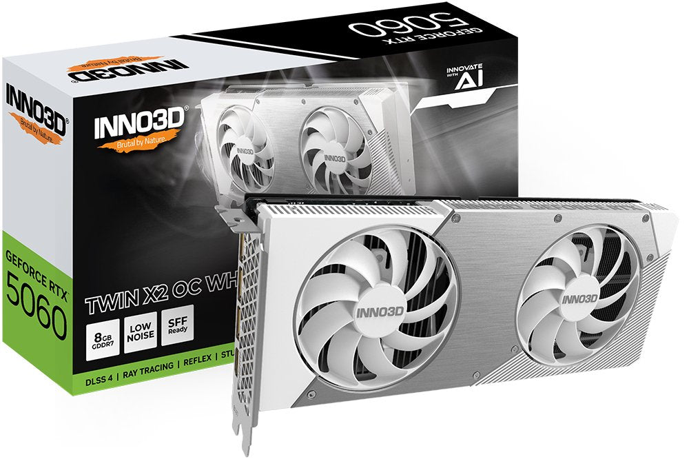 EAN 8886307701145 - INNO3D GeForce RTX 5060 Twin X2 OC NVIDIA 8 GB GDDR7 imagen 3