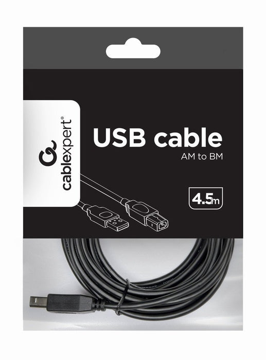 EAN 8716309041997 - Gembird 4.5m USB 2.0 A/B M cable USB 4,5 m USB A USB B Negro imagen 2