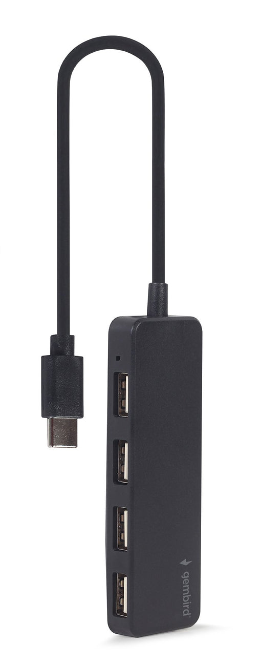 EAN 8716309124720 - Gembird UHB-CM-U2P4-01 hub de interfaz USB 2.0 Type-C Negro imagen 1