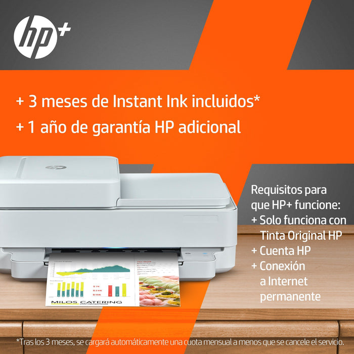 EAN 0195161625077 - HP ENVY 6430e AiO Rfrbd Printer Inyección de tinta térmica A4 4800 x 1200 DPI 10 ppm Wifi imagen 5