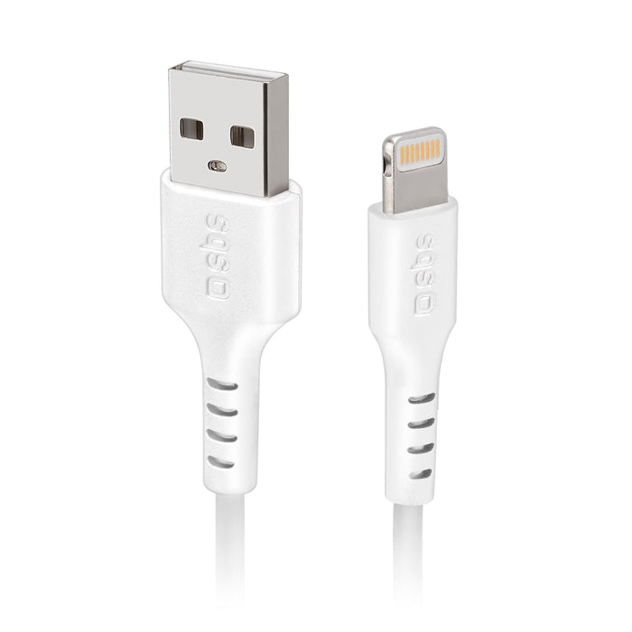 EAN 8018417327483 - SBS TECABLEUSBIP5289W cable de conector Lightning 2 m Blanco imagen 1