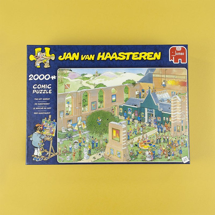 EAN 8710126200230 - Jan van Haasteren he Art Market 2000 pcs Puzzle rompecabezas 2000 pieza(s) Dibujos imagen 5