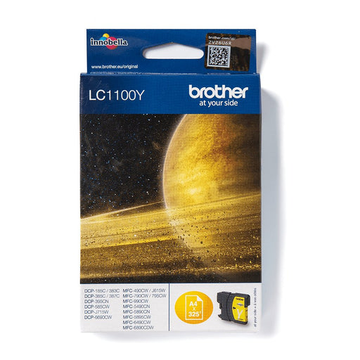 EAN 4977766659789 - Brother LC1100Y cartucho de tinta 1 pieza(s) Original Amarillo imagen 1