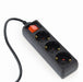 EAN 8716309102674 - Gembird EG-PSU3-01 base múltiple 0,6 m 3 salidas AC Interior Negro imagen 1