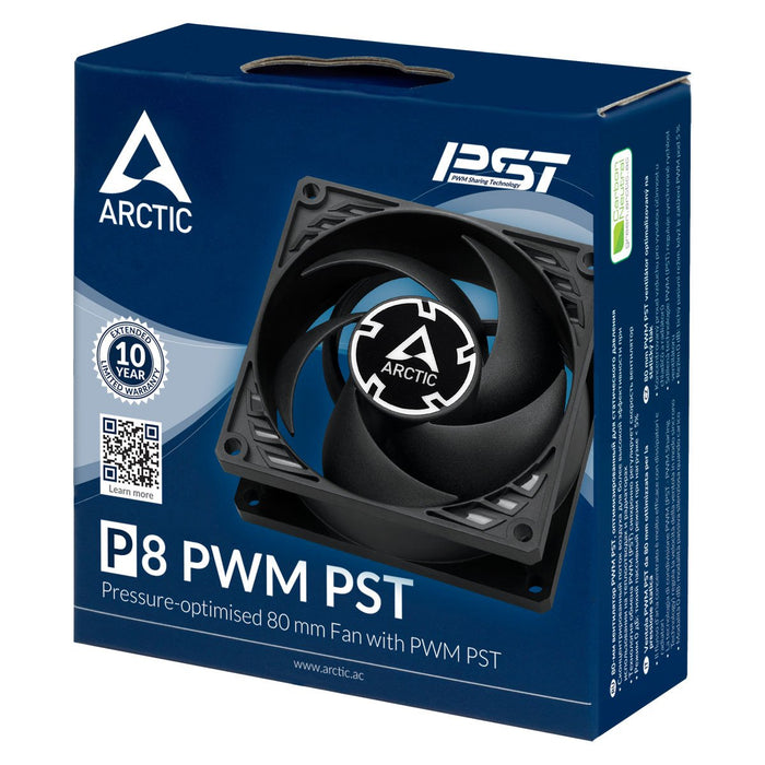 EAN 4895213702034 - ARCTIC P8 PWM PST Carcasa del ordenador Ventilador 8 cm Negro imagen 6