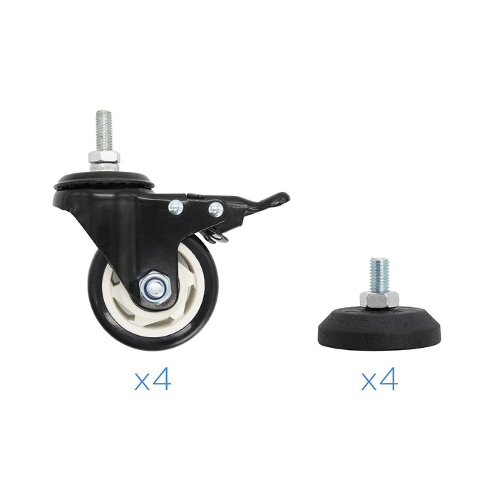 EAN 8433281009530 - TooQ FS20200M-B soporte para monitor 2,67 m (105") Piso Negro imagen 7