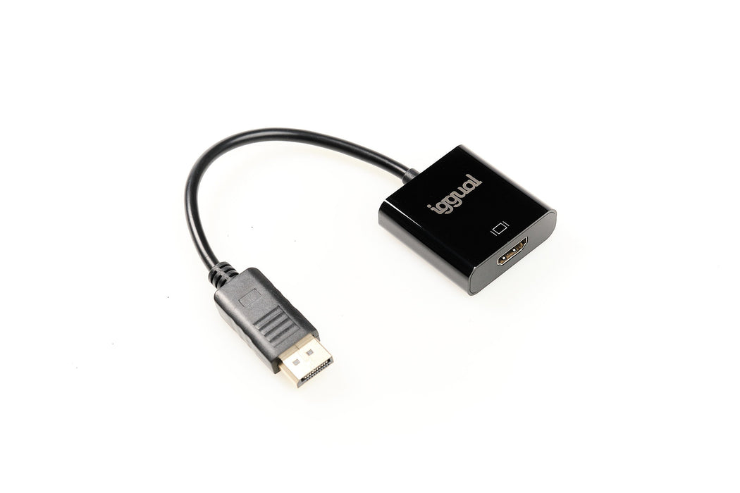 EAN 8435364318041 - iggual IGG318041 adaptador de cable de vídeo 0,25 m DisplayPort HDMI Negro imagen 4