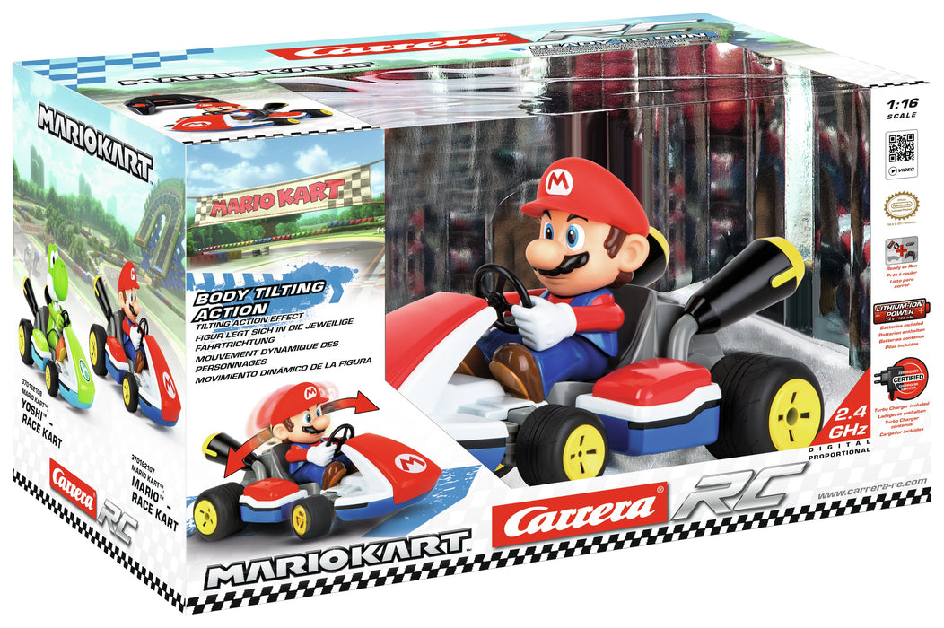 EAN 9003150116448 - Carrera RC 2.4GHz Mario Kart, Mario - Race Kart with Sound modelo controlado por radio Coche Motor eléctr imagen 3