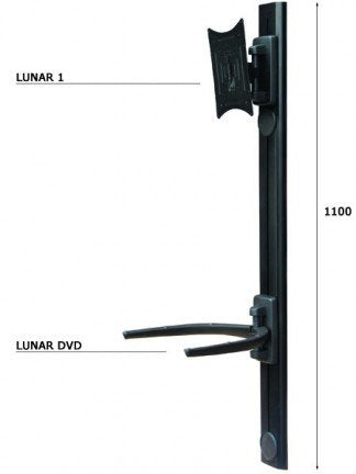EAN 8016677061062 - ITB AMOM06106 soporte para TV Negro imagen 1