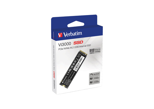 EAN 0023942493747 - Verbatim Vi3000 512 GB M.2 PCI Express 3.0 NVMe imagen 1