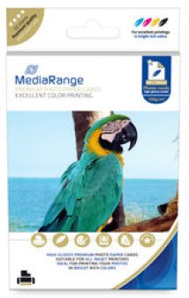 EAN 4260459619741 - MediaRange MRINK115 papel fotográfico Blanco Brillo imagen 1