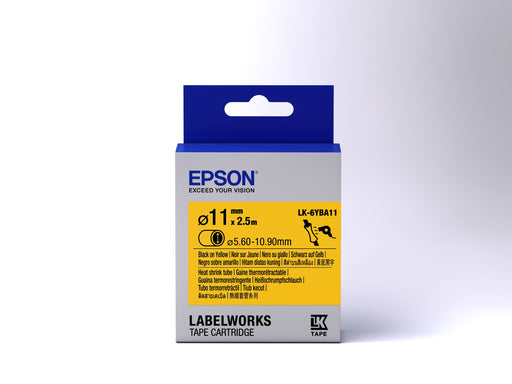 EAN 8715946611709 - Epson LK-6YBA11 cinta para impresora de etiquetas Negro sobre amarillo imagen 2