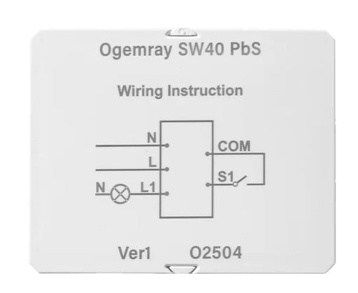 EAN 3800238070885 - Shelly SHELLY_PBS_SW40 alimentación del relé Blanco imagen 2