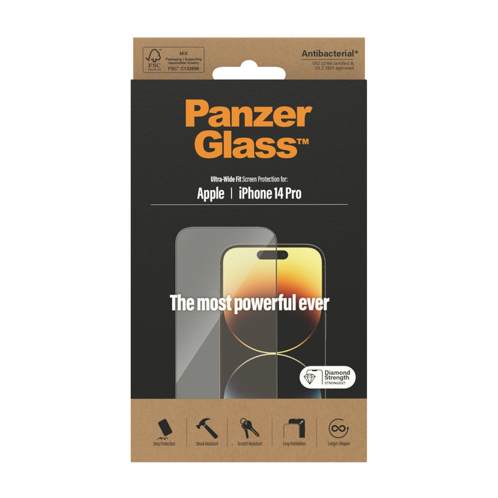 EAN 5711724027727 - PanzerGlass ® Screen Protector iPhone 14 Pro | Ultra-Wide Fit Protector de pantalla Apple 1 pieza(s) imagen 3