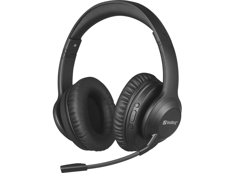 EAN 5705730126451 - Sandberg 126-45 auricular y casco Auriculares Inalámbrico Diadema Música/uso diario Bluetooth Negro imagen 1