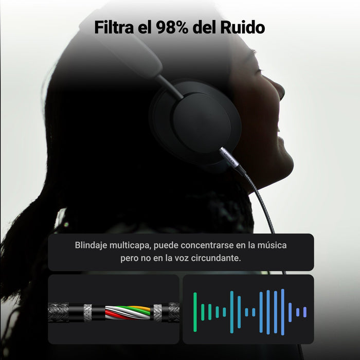 EAN 6957303875092 - Ugreen 70509 cable de teléfono móvil Plata 1 m 3,5mm Lightning imagen 5