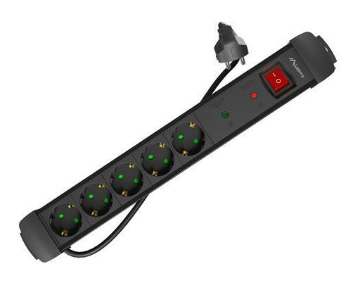 EAN 5901969439809 - Lanberg SP1-05F-0150-BK base múltiple 1,5 m 5 salidas AC Interior Negro imagen 1