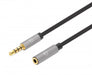 EAN 0766623356022 - Manhattan 356022 cable de audio 1 m 3,5mm Negro, Plata imagen 1