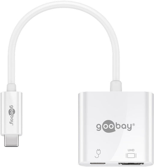 EAN 4040849621109 - Goobay 62110 base para portátil y replicador de puertos Alámbrico USB 3.2 Gen 1 (3.1 Gen 1) Type-C Blanco imagen 1