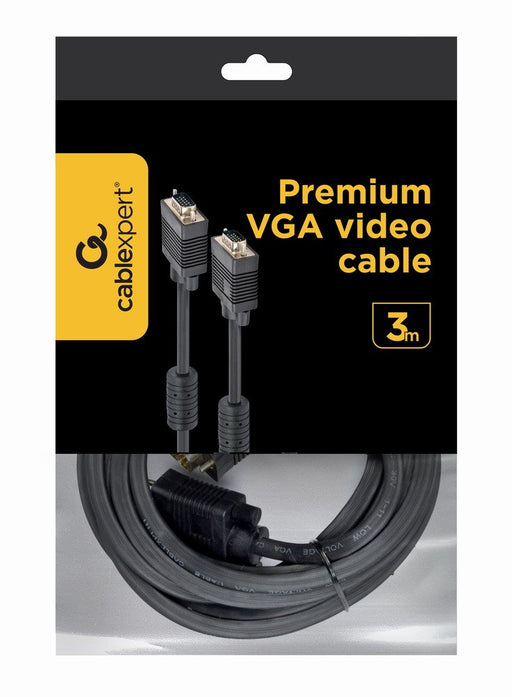 EAN 8716309074186 - Gembird CC-PPVGA-10-B cable VGA 3 m VGA (D-Sub) Negro imagen 2