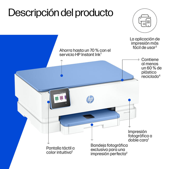 EAN 198990280608 - HP Envy Photo 7231 All-in-One Printer Inyección de tinta térmica A4 4800 x 1200 DPI Wifi imagen 3
