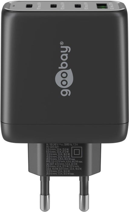 EAN 4040849648199 - Goobay 64819 cargador de dispositivo móvil Auriculares, Portátil, Smartphone Negro Corriente alterna Carg imagen 2