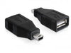 EAN 4043619652778 - DeLOCK 65277 cambiador de género para cable mini USB USB 2.0-A Negro imagen 1