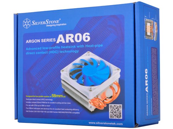 EAN 4710007221372 - Silverstone SST-AR06 sistema de refrigeración para ordenador Procesador Enfriador 9,2 cm Azul, Blanco imagen 13