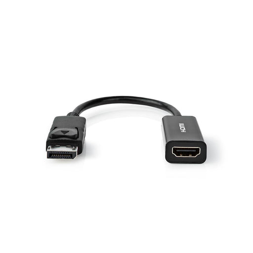 EAN 5412810324750 - Nedis CCGT37150BK02 adaptador de cable de vídeo 0,2 m HDMI tipo A (Estándar) DisplayPort Negro imagen 2