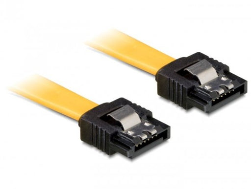 EAN 4043619828050 - DeLOCK 0.3m SATA M/M cable de SATA 0,3 m Amarillo imagen 1