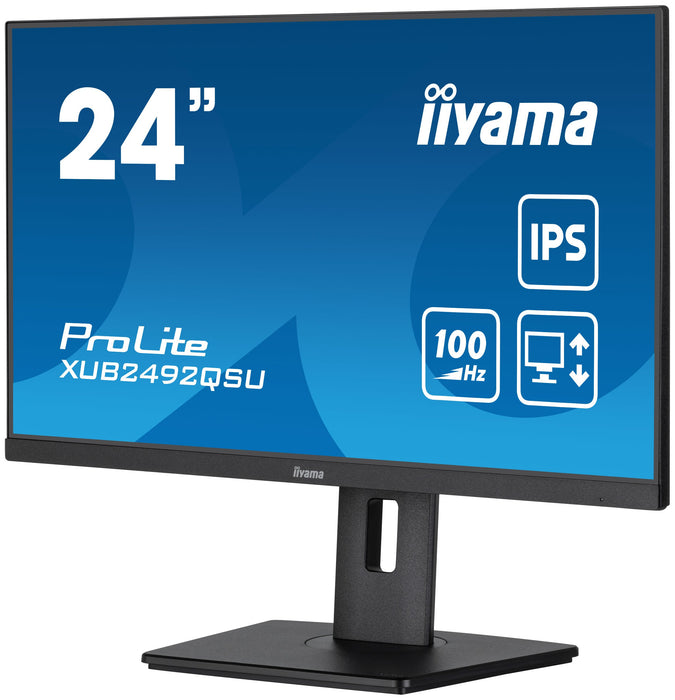 EAN 4948570123179 - iiyama ProLite XUB2492QSU-B1 pantalla para PC 60,5 cm (23.8") 2560 x 1440 Pixeles Wide Quad HD LED Negro imagen 4