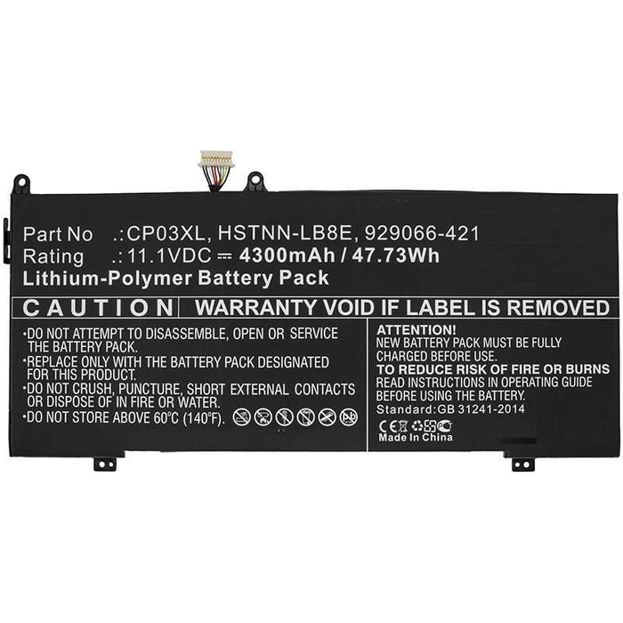 EAN 5706998951359 - CoreParts MBXHP-BA0176 refacción para laptop Batería imagen 1