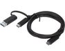 EAN 0193386287346 - Lenovo 4X90U90618 cable USB USB 3.2 Gen 1 (3.1 Gen 1) 1 m USB A/USB C USB C Negro imagen 1