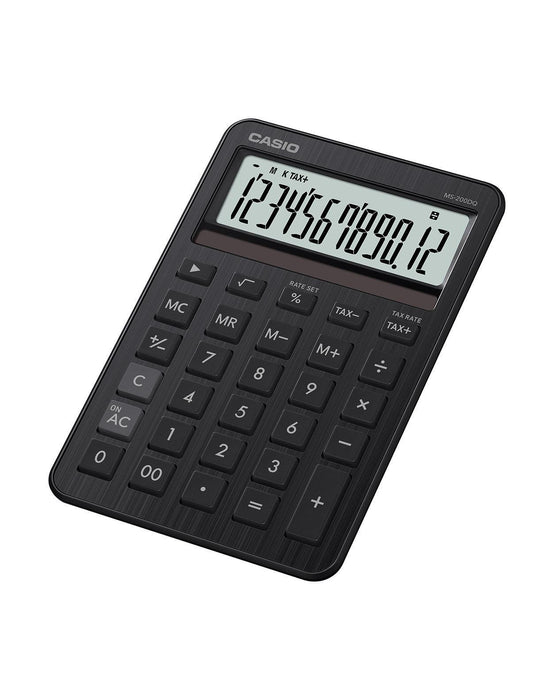 EAN 4549526620966 - Casio MS-200DQ calculadora Escritorio Calculadora básica Negro imagen 2