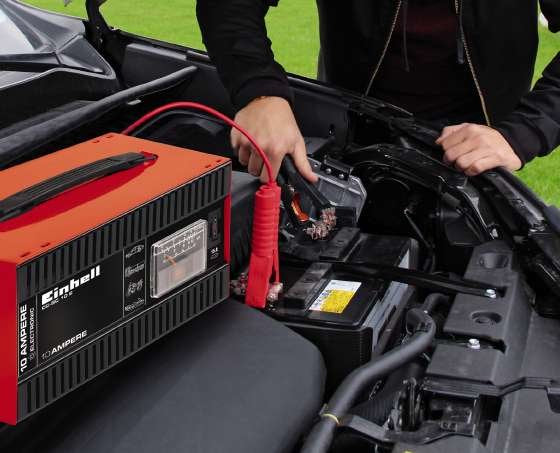 EAN 4006825613186 - Einhell CC-BC 10 E 12 V Negro, Rojo imagen 2