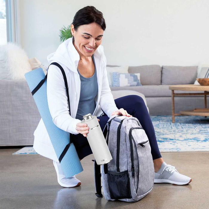 EAN 0622356293723 - Ninja Thirsti Uso diario, Fitness, Senderismo, Deportes 700 ml Plástico, Acero inoxidable Blanco imagen 7