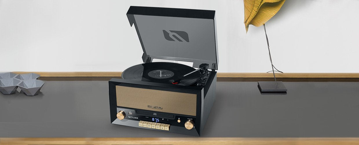 EAN 3700460205669 - Muse MT-110B tocadisco Tocadiscos de tracción directa Negro, Marrón imagen 3