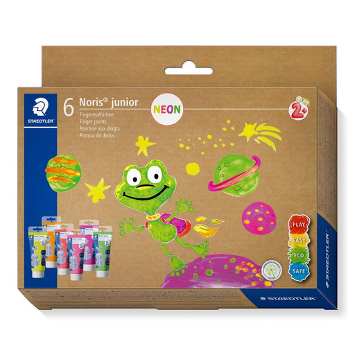 EAN 4007817139738 - Staedtler 8816F C6 pintura de dedos lavable Verde, Lila, Naranja, Rosa, Rojo, Amarillo imagen 1