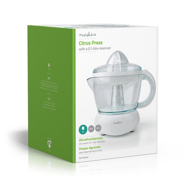 EAN 5412810324163 - Nedis KAJC100CWT prensa de cítricos eléctricos 0,7 L 25 W Blanco imagen 14