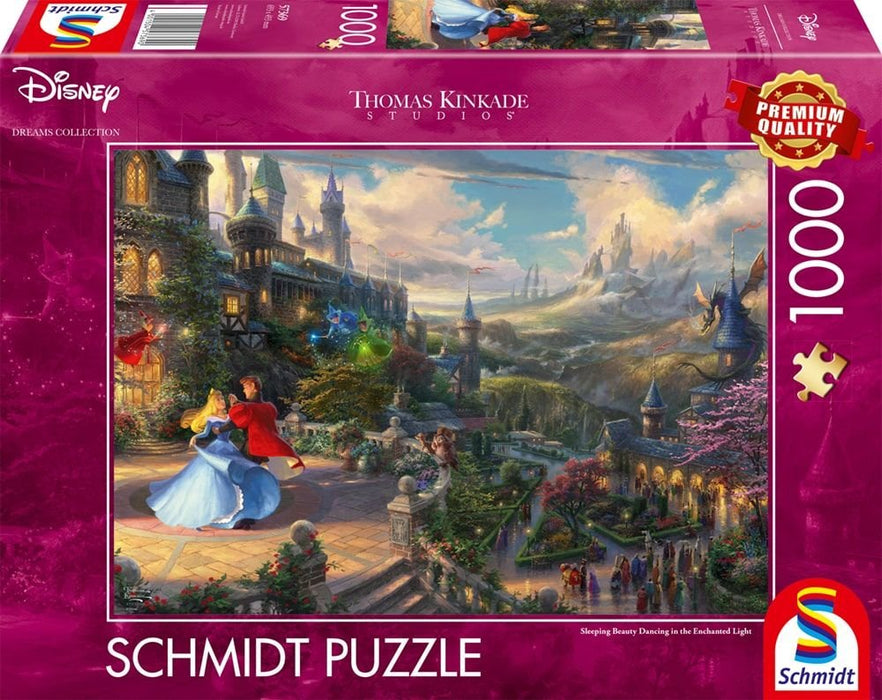 EAN 4001504573690 - Schmidt Spiele Thomas Kinkade Studios: Disney Dreams Collections - Sleeping Beauty Dancing in the Enchant imagen 1