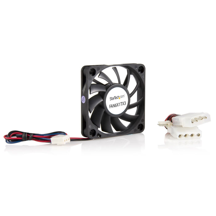 EAN 0065030786355 - StarTech.com FAN6X1TX3 sistema de refrigeración para ordenador Carcasa del ordenador 6 cm Negro imagen 4