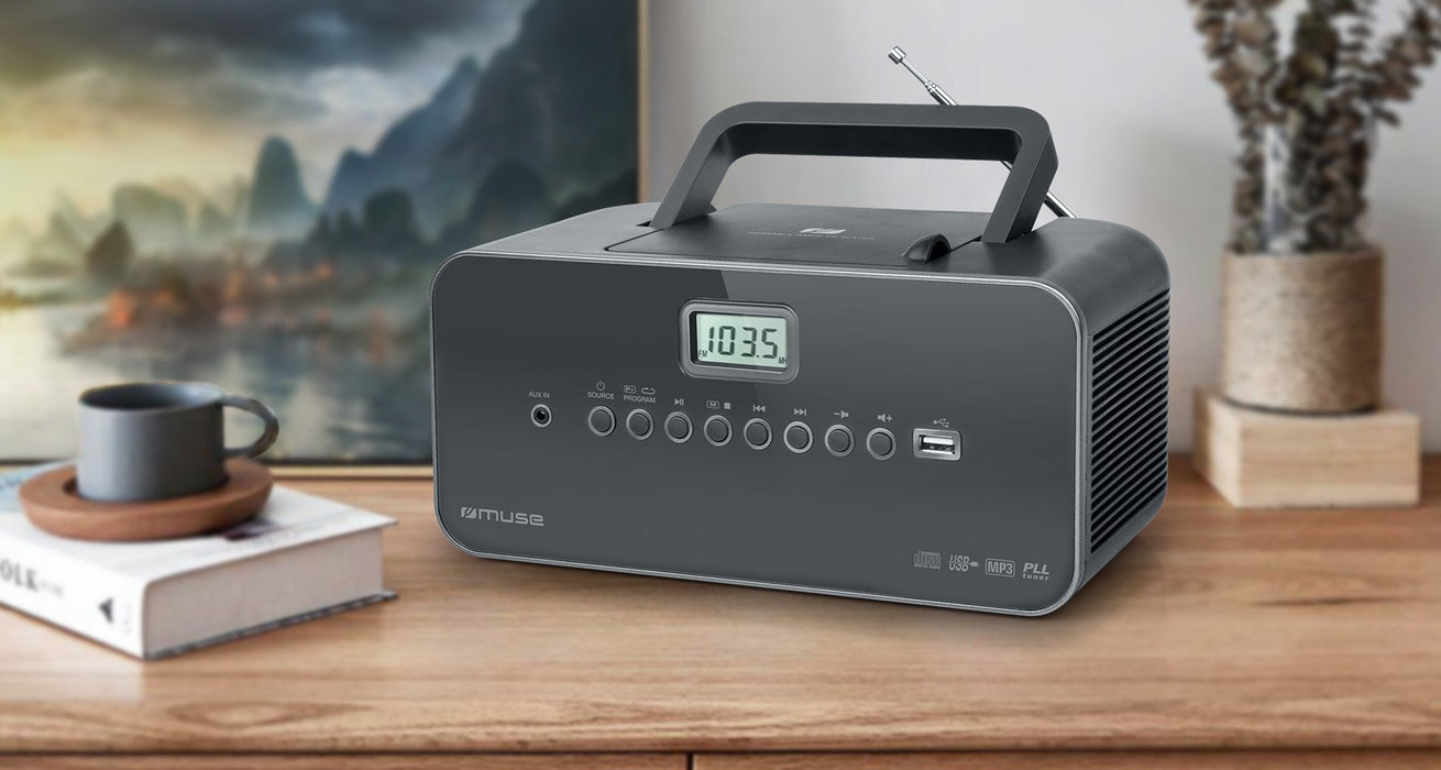 EAN 3700460206314 - Muse M-28 DG reproductor de CD Reproductor de CD portátil Negro imagen 4