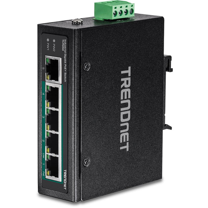 EAN 0710931161717 - Trendnet TI-PG50 switch No administrado Gigabit Ethernet (10/100/1000) Energía sobre Ethernet (PoE) Negro imagen 1