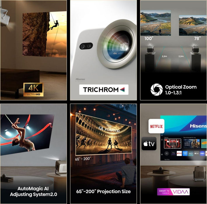 EAN 6942351423036 - Hisense M2 Pro UHD 4K (3840x2160) 3D Gris imagen 4