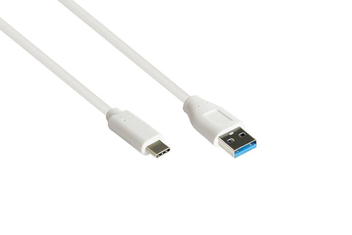 EAN 4014619554737 - Alcasa 2831-AC010W cable USB USB 3.2 Gen 2 (3.1 Gen 2) 1 m USB A USB C Blanco imagen 1