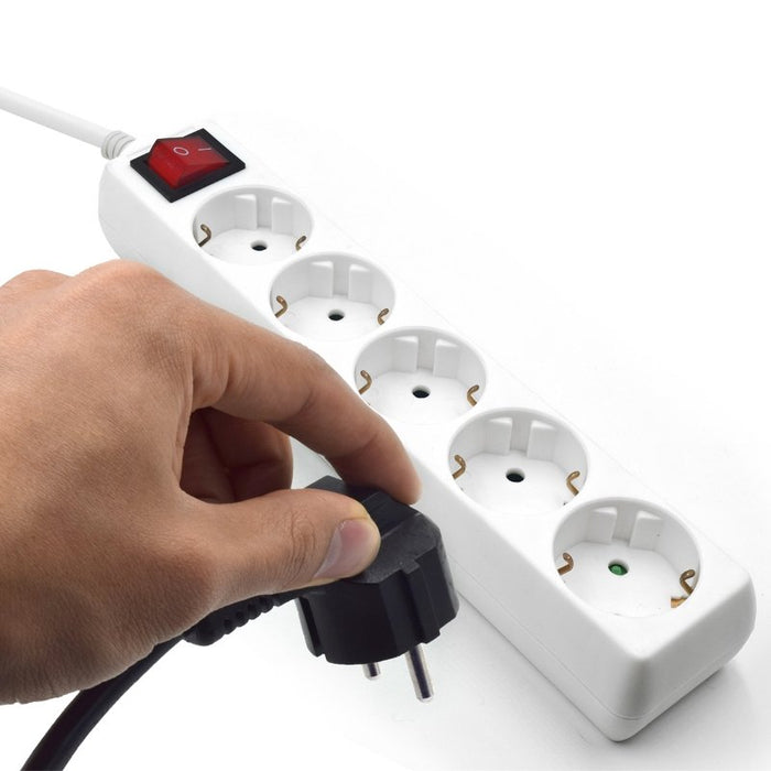 EAN 8054392610400 - Ewent EW3916 base múltiple 1,5 m 5 salidas AC Interior Blanco imagen 4