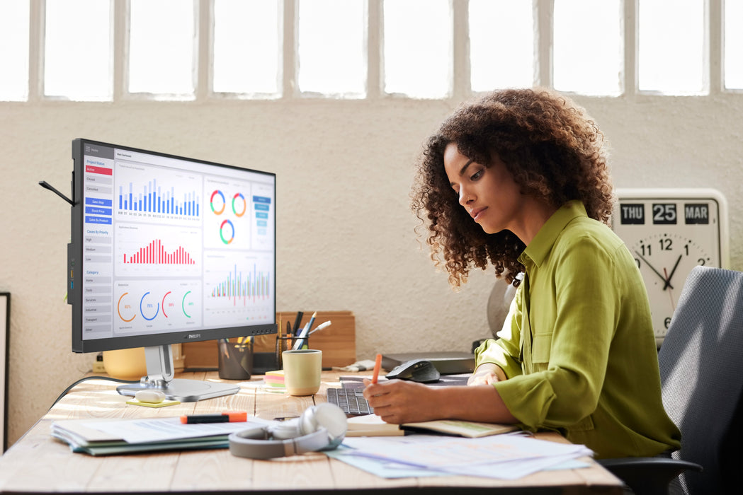 EAN 8721038001785 - Philips 5000 series 27B2G5500/00 pantalla para PC 68,6 cm (27") 2560 x 1440 Pixeles Quad HD LCD Antracita imagen 11