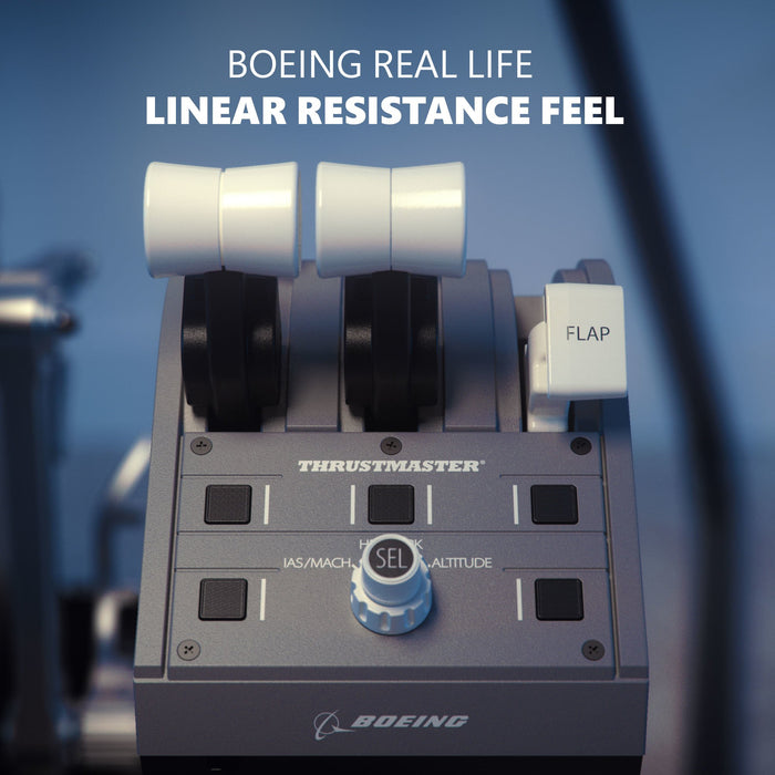 EAN 3362934002947 - Thrustmaster TCA Quadrant Boeing Edition Gris USB Palanca de mando PC, Xbox, Xbox One X, Xbox Series S imagen 8